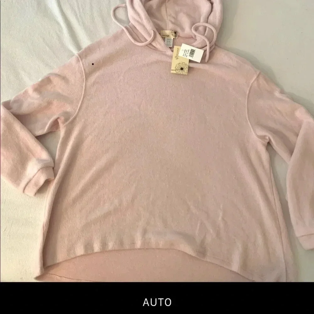 Everleigh Cozy Hoodie Sweater Light Pink 2X